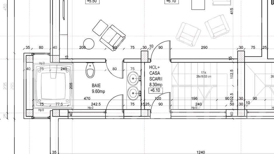 Casă nouă, spațioasă și elegantă, 7 camere, Lângă Pădurea Crețuleasca - Schiță 46