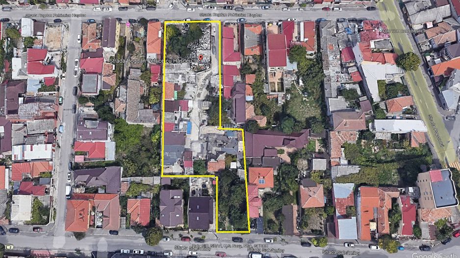 Teren de vanzare 2,818mp Constanta Strada B. P. Hasdeu si Salcamilor - Poză 1