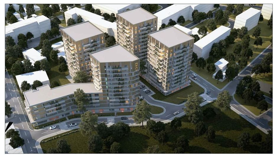 Proiect rezidential autorizat 9.983 mp Baicului Sector 2 Bucuresti - Poză 1