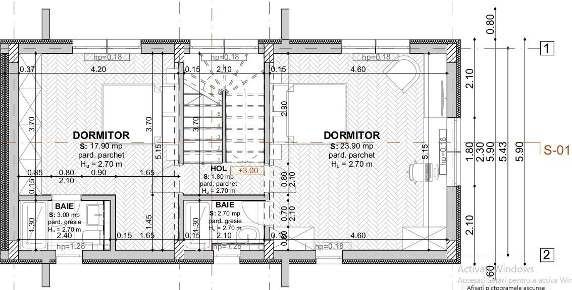 vila indiv gata 5cam/calcan-perete dublu/centru Popesti Leordeni - Poză 7