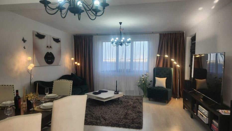 CASA DUPLEX DOMNESTI, MOBILATA, CENTRALA, TOATE UTILITATILE, COMIS 0% - Poză 1