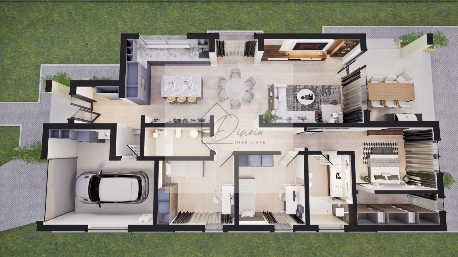 Casa Premium Parcul Verde I 4 camere I Locatie Premium I COMISION 0 - Poză 3