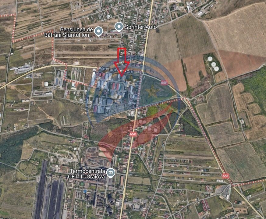 Teren intravilan de vanzare 3536 mp Bariera Valcii -  Centura de Nord - Poză 2