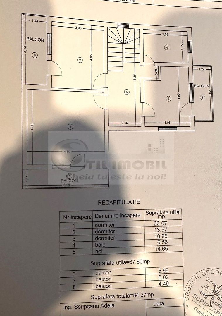 Vila individuala 4 camere (136mp) - teren 576 mp - 195.000 euro ! - Schiță 15