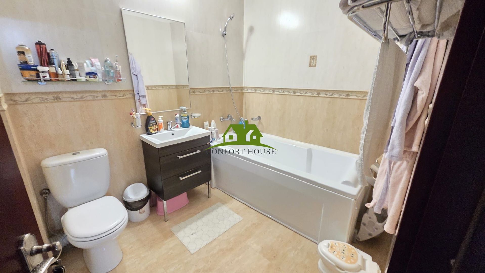 AP. 95mp la Et.2 cu 3 camere si 2 balcoane -complet utilat-zona Nord - Poză 9