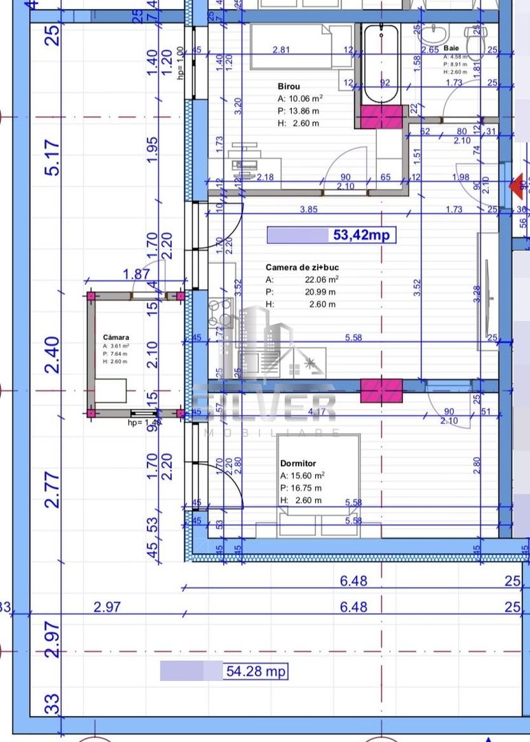 Apartament cu 3 camere/terasa de 54mp/boxa/imobil NZEB. - Poză 2