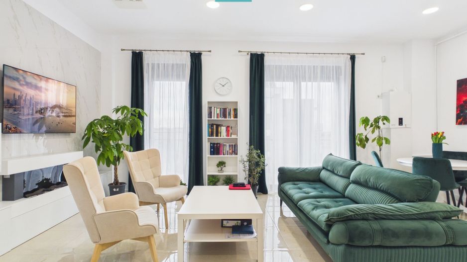 Penthouse premium, 4 camere, mobilat, 2 balcoane - Poză 12