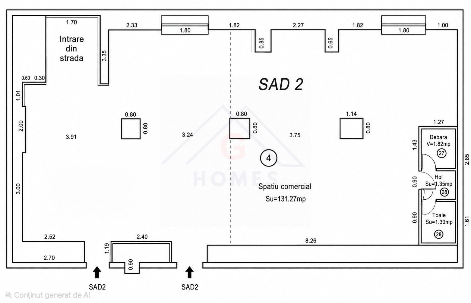 SAD, zona Complex Studentesc, vizibilitate excelenta! - Poză 4