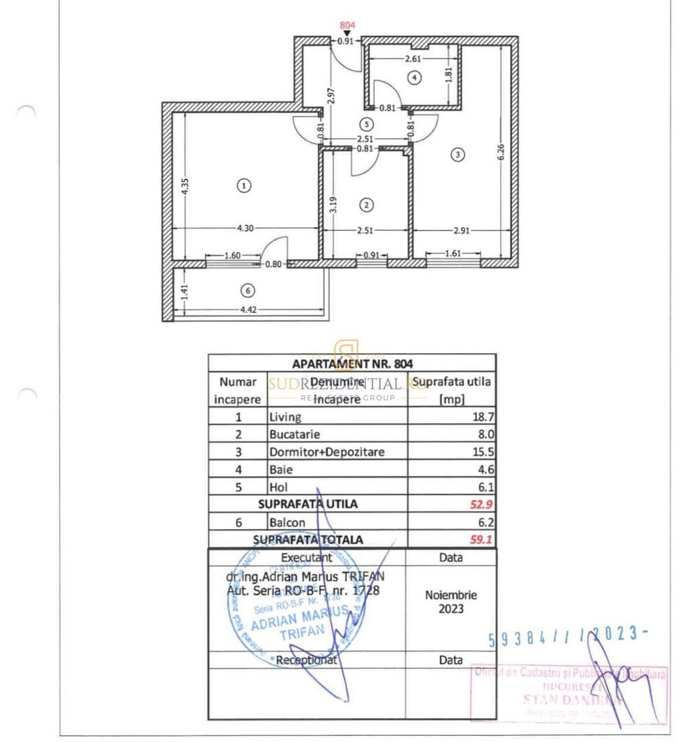APARTAMENT CU 2 CAMERE DE ÎNCHIRIAT – ȘOS. SĂLAJ, SECTOR 5 - Schiță 9