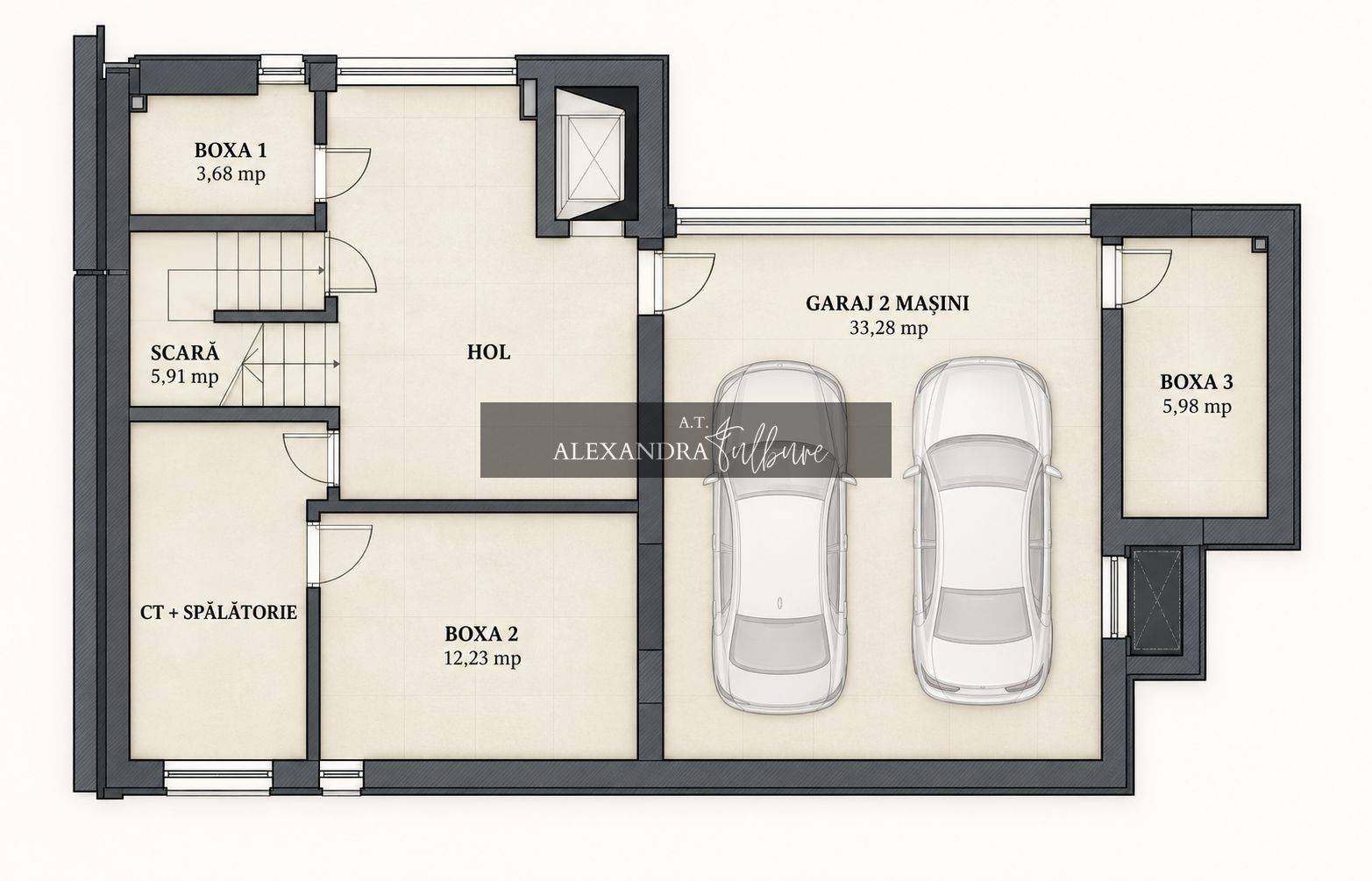 Apartament PREMIUM cu curte, terasă și lift cu acces direct în living - Poză 52