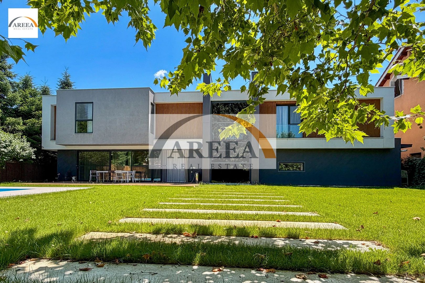 Vilă contemporană cu piscină | 1.000 mp teren | Erou Iancu Nicolae - Poză 10
