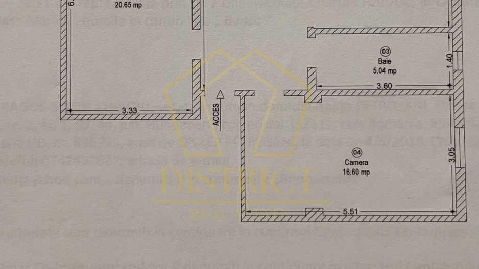 COM 0 | Apartament cu 3 camere decomandat | Soarelui | SUD Plaza - Poză 13