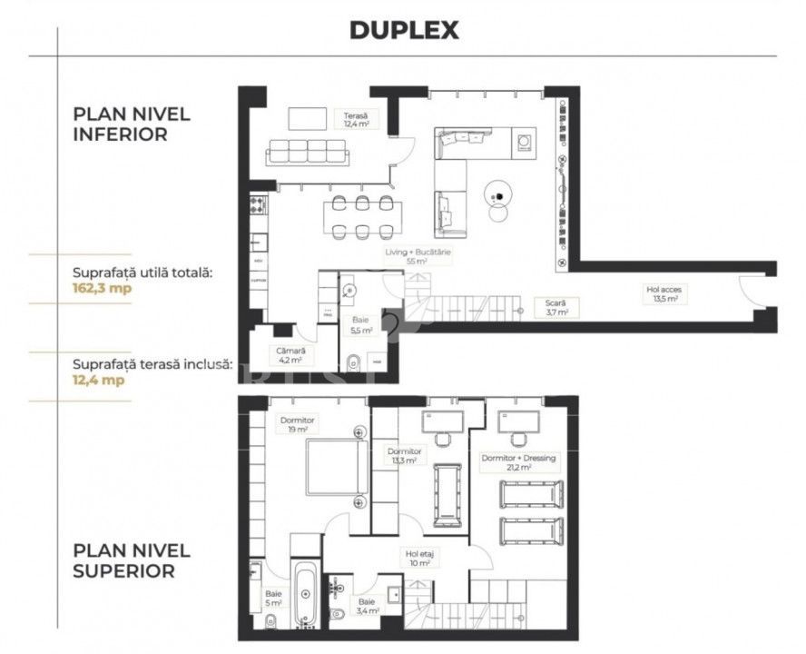 Duplex Barbu Vacarescu Floreasca | 4 camere | Terasa | COMISION 0% - Poză 33