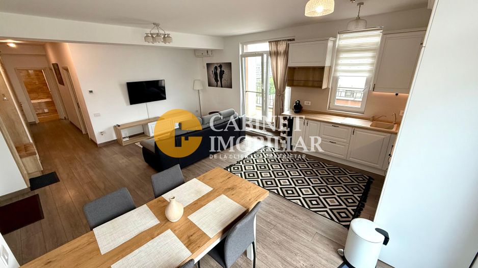 PENTHOUSE Complex Newton, 3 camere, Smart system, mobilat + parcare subterana - Poză 2