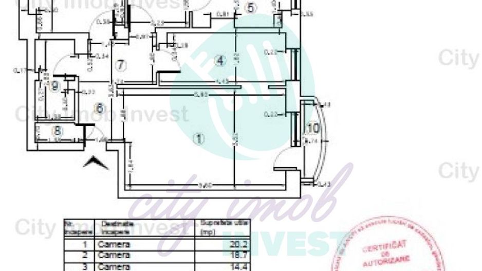 Apartament 3 camere | Matei Basarab – Udriște | 81 mp utili | Etaj 1 - Poză 17