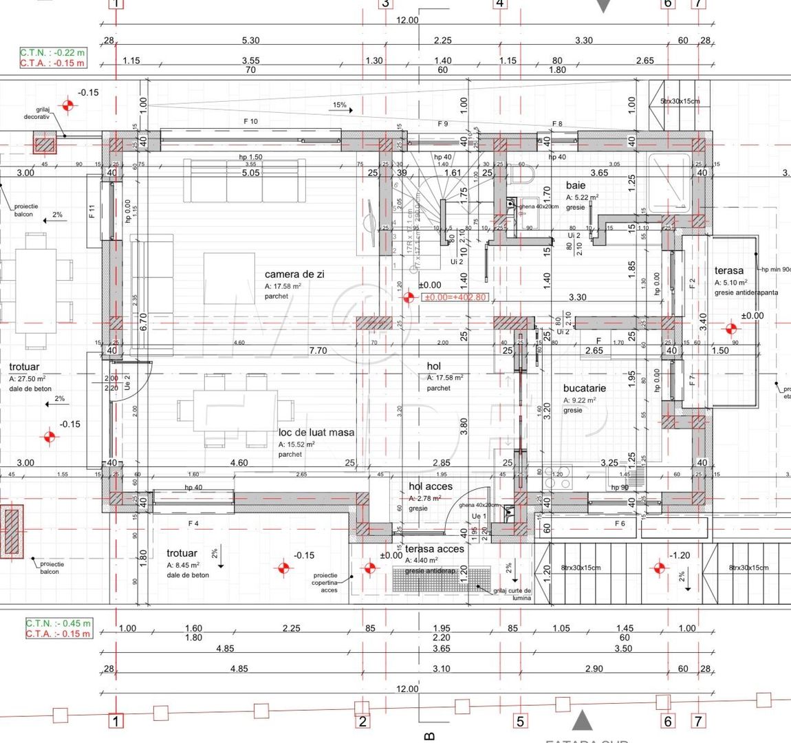 Casă individuală modernă, Floresti, zona Tauti, 146 mp utili, 619 mp teren - Schiță 26