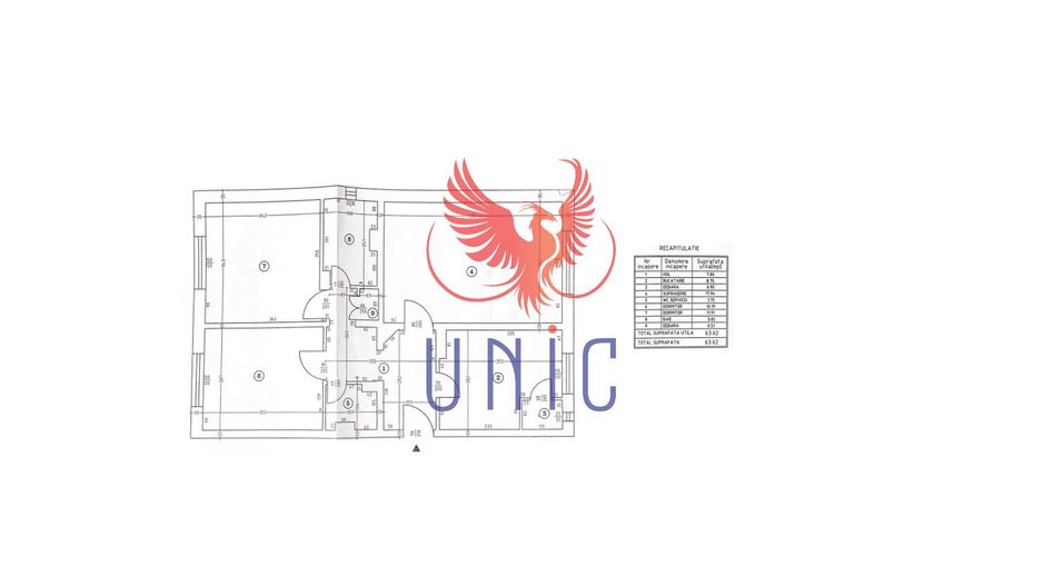 Apartament 3 camere Brazda Blvd Dacia - Schiță 7