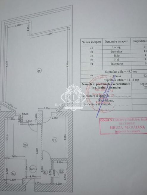 Floreasca I Apartament 2 Camere I Terasa 72 mp - Poză 9