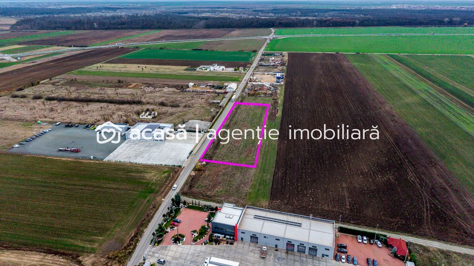 Teren cu acces DN7 și A1, ideal pentru dezvoltări industriale - Poză 5