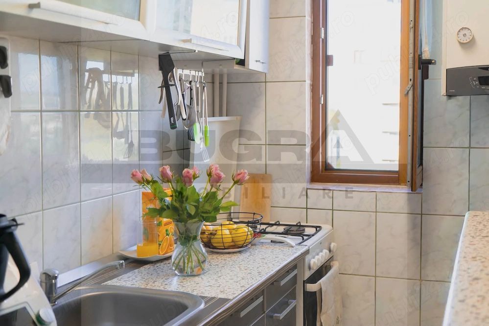 Apartament 2 camere, 39 mp, etaj intermediar, zona Piata Hermes - Poză 9