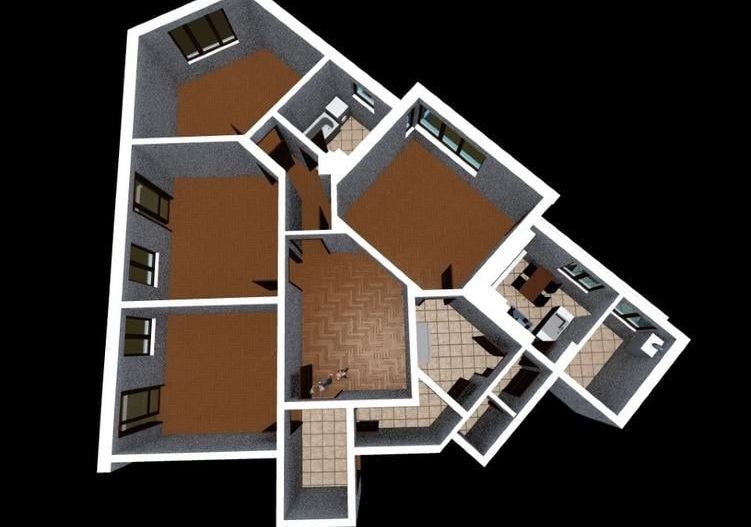 Apartament 5 camere, garaj, 2 boxe subsol, 4/6, bloc interbelic . - Poză 14