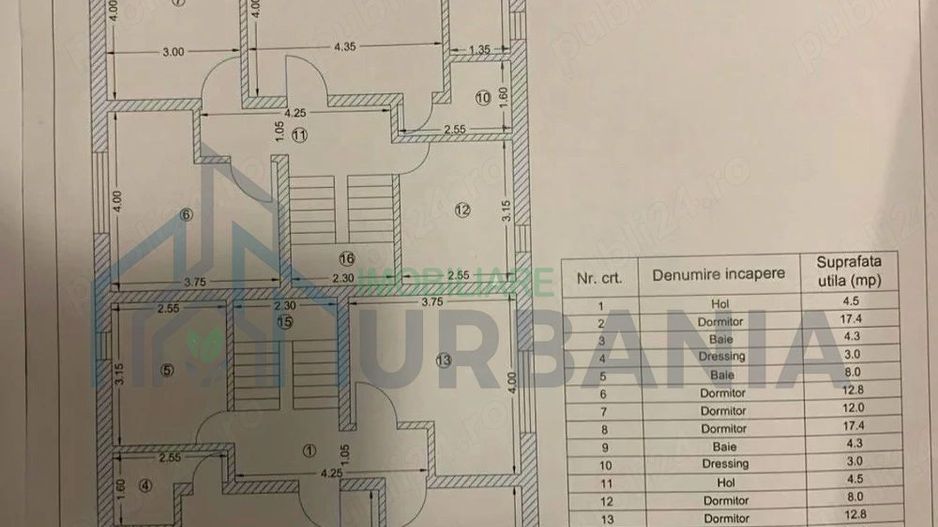 Casă duplex cu teren de 1800 mp, la 1 km de fostul Dedeman, lângă Școala Hlincea, Iași - Poză 6