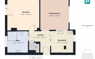 Apartament spațios 2 camere Vlaicu - Poză 8