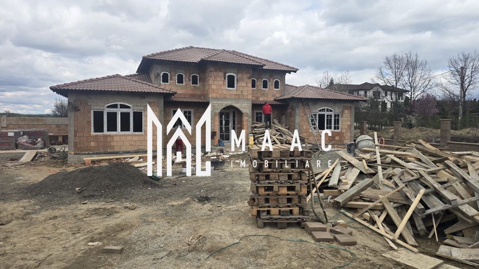 Casa stil mediteranian 4 dormitoare 800 mp teren Tocile Sibiu - Poză 4