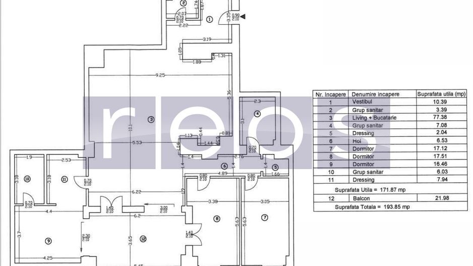 VANZARE 4 CAMERE LUX | 172MP | MOBILAT SI UTILAT PREMIUM |TERASA 22MP - Poză 13