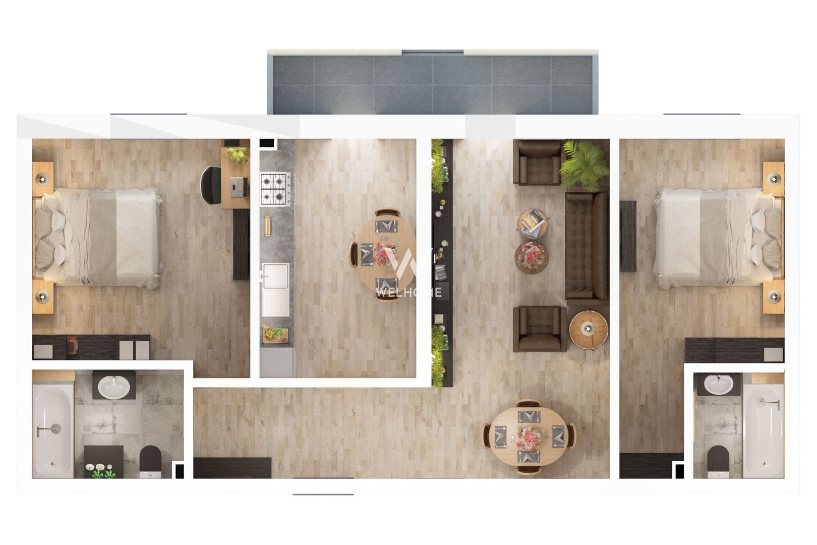 Apartament 3 camere Dedeman, Doamna Stanca, Sibiu - Schiță 11