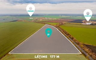 Teren la sosea cu 420 m front stradal - Poză 2