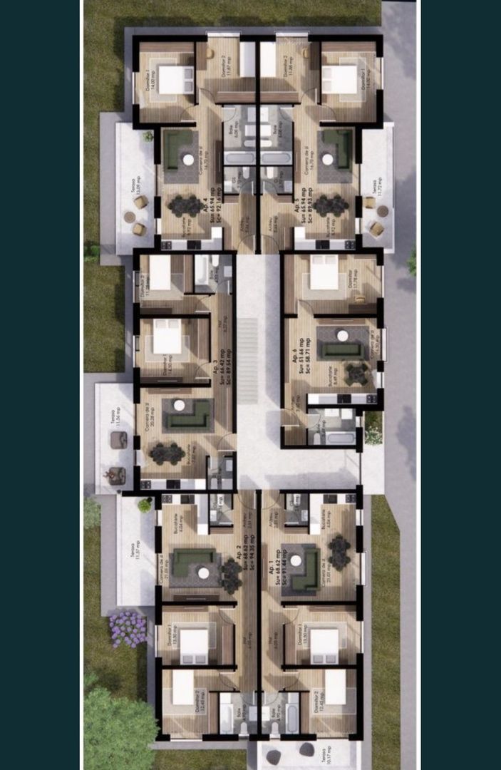 Apartamente noi cu 2 sau 3 camere zona semicentrala - Poză 5