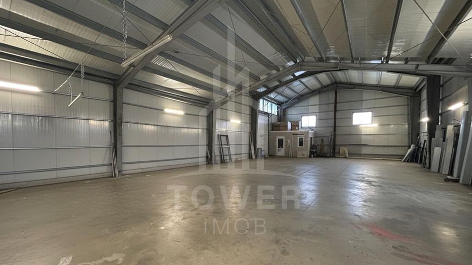Hală Industrială Modernă 300 mp – Birou, Curent Trifazic și Acces Securizat - Poză 1