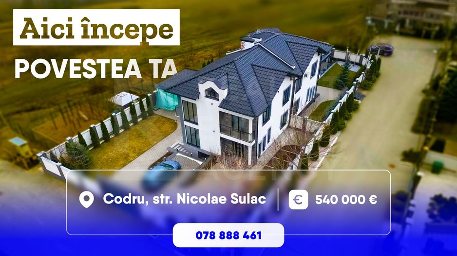 Vânzare,casă, 3 nivele, str. Nicolae Sulac , Codru - Poză 1