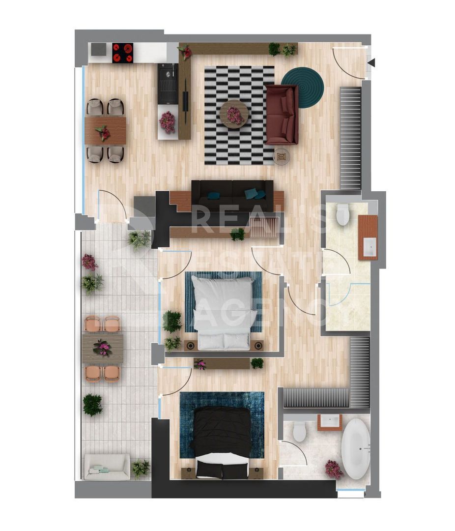 Vânzare, apartament cu 3 camere în zona Străulești - Poză 15