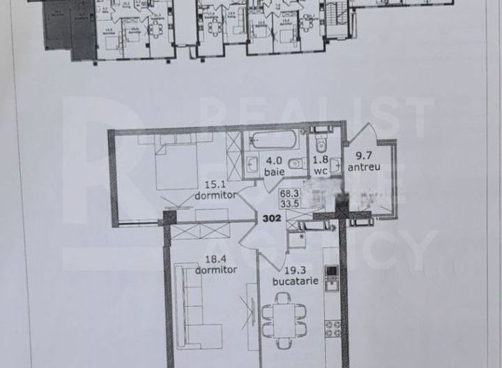 Vânzare, apartament, 2 camere, strada Alba Iulia, Buiucani - Poză 2