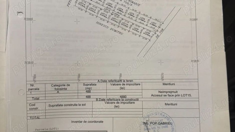 De vanzare teren langa padure, 488mp, Magurele/Cornetu - Poză 1