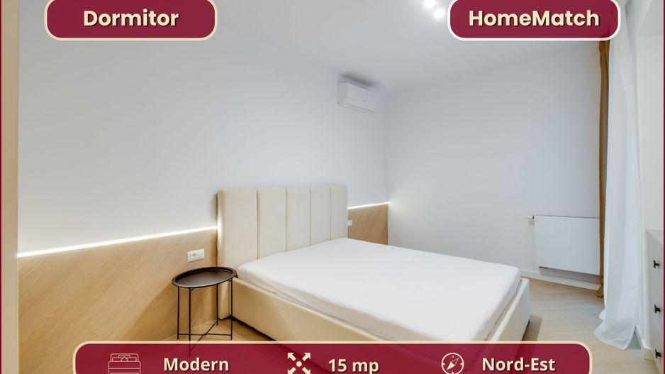 Cortina North || 2 camere || Finisaje de lux || Parcare || Comision 0% - Poză 7