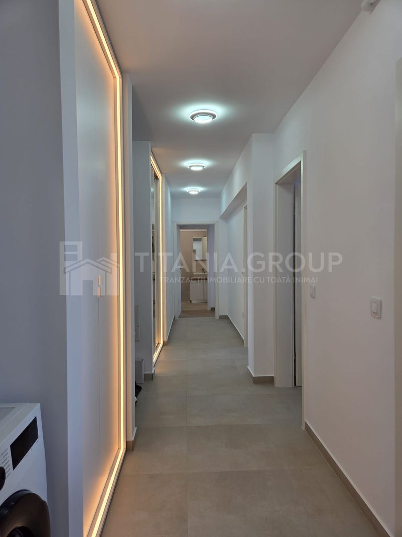 Apartament 3 camere, parcare, prima inchiriere, totul nou - Poză 14