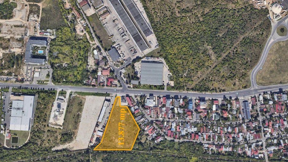 Teren de 13.877 mp de închiriat – Șoseaua Chitila, București - Poză 1