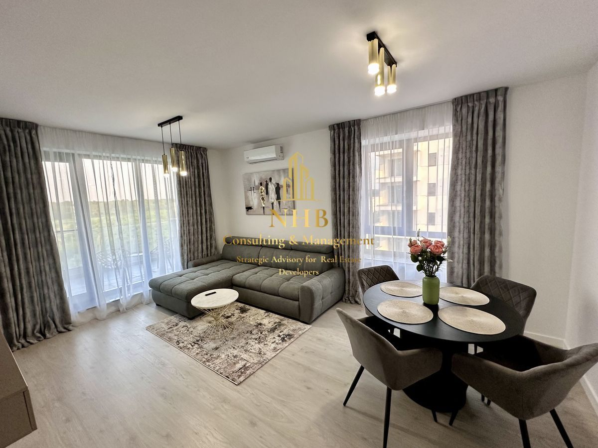 Apartament  de închiriat-2 camere - Baneasa, Greenfield-PARCARE- NOU - Poză 3