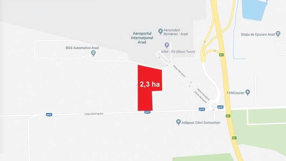 Teren industrial în vecinătatea aeroportului - Poză 1