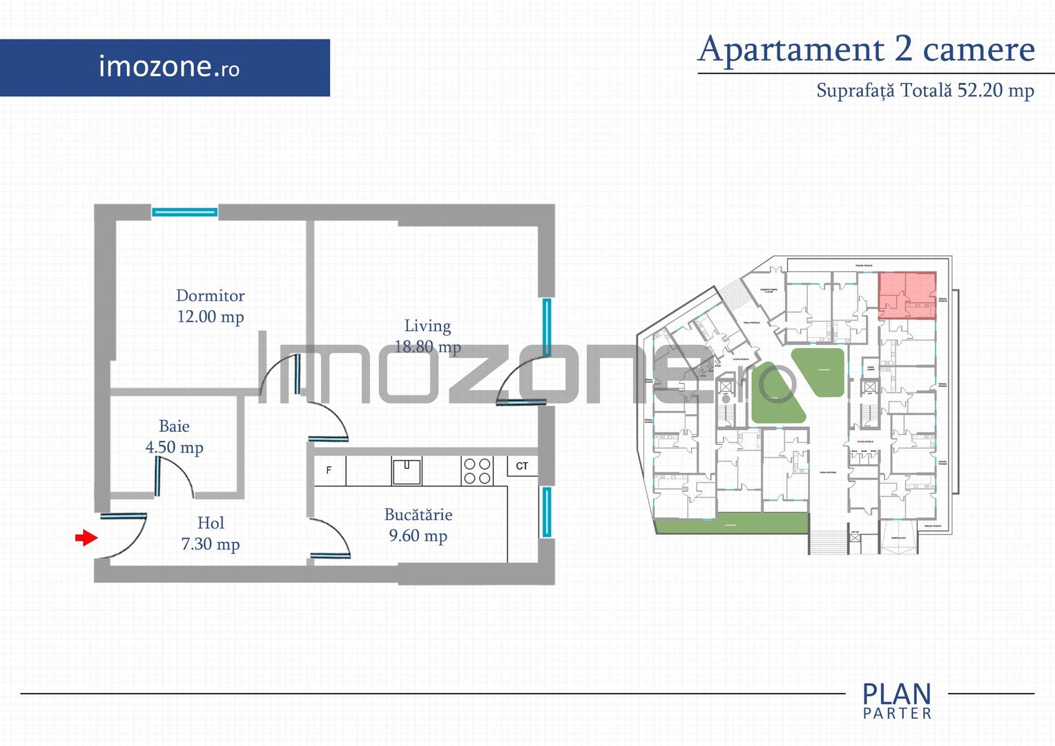 Apartament 2 Camere | 58 mp | Bloc Nou | Metrou Pacii / Preciziei | Militari - Poză 6