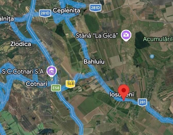 Teren intravilan de vânzare în Cotnari-Iosupeni - Poză 1