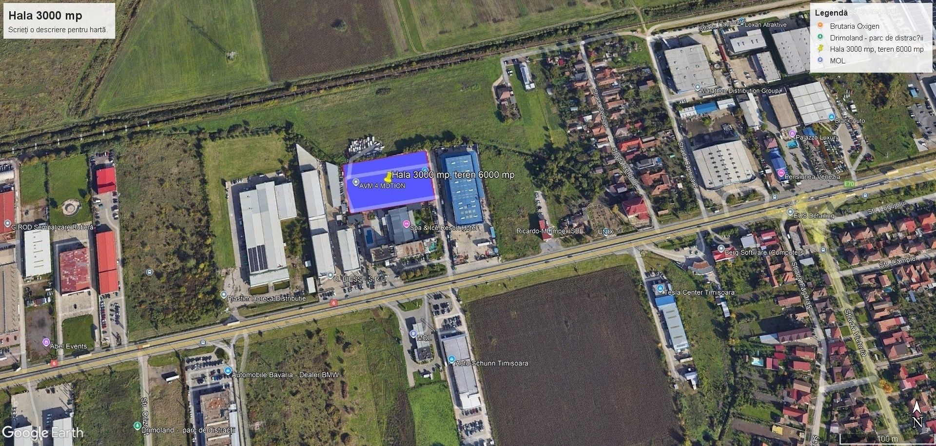 Hala logistica/industriala de vanzare in Timisoara-Calea Lugojului 3000 mp. - Poză 1