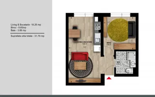 Apartamente 2 camere Weiner 12 Residence Militari Direct Dezvoltator - Poză 14