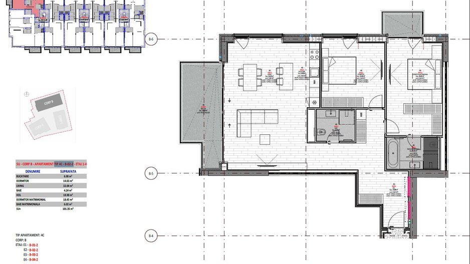 Nordului 56 Park Residences || Apartament Premium 3 Camere || Herăstrău - Schiță 5