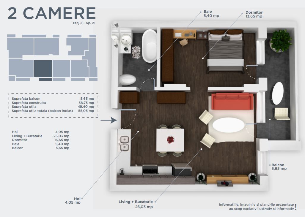 COMISION 0 | 2 CAMERE GURA PUTNEI - Poză 3
