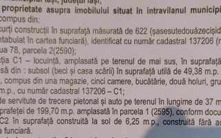 Casa + teren 622 mp strada Saulescu - zona Ultracentrala Iasi, nu rata - Poză 3