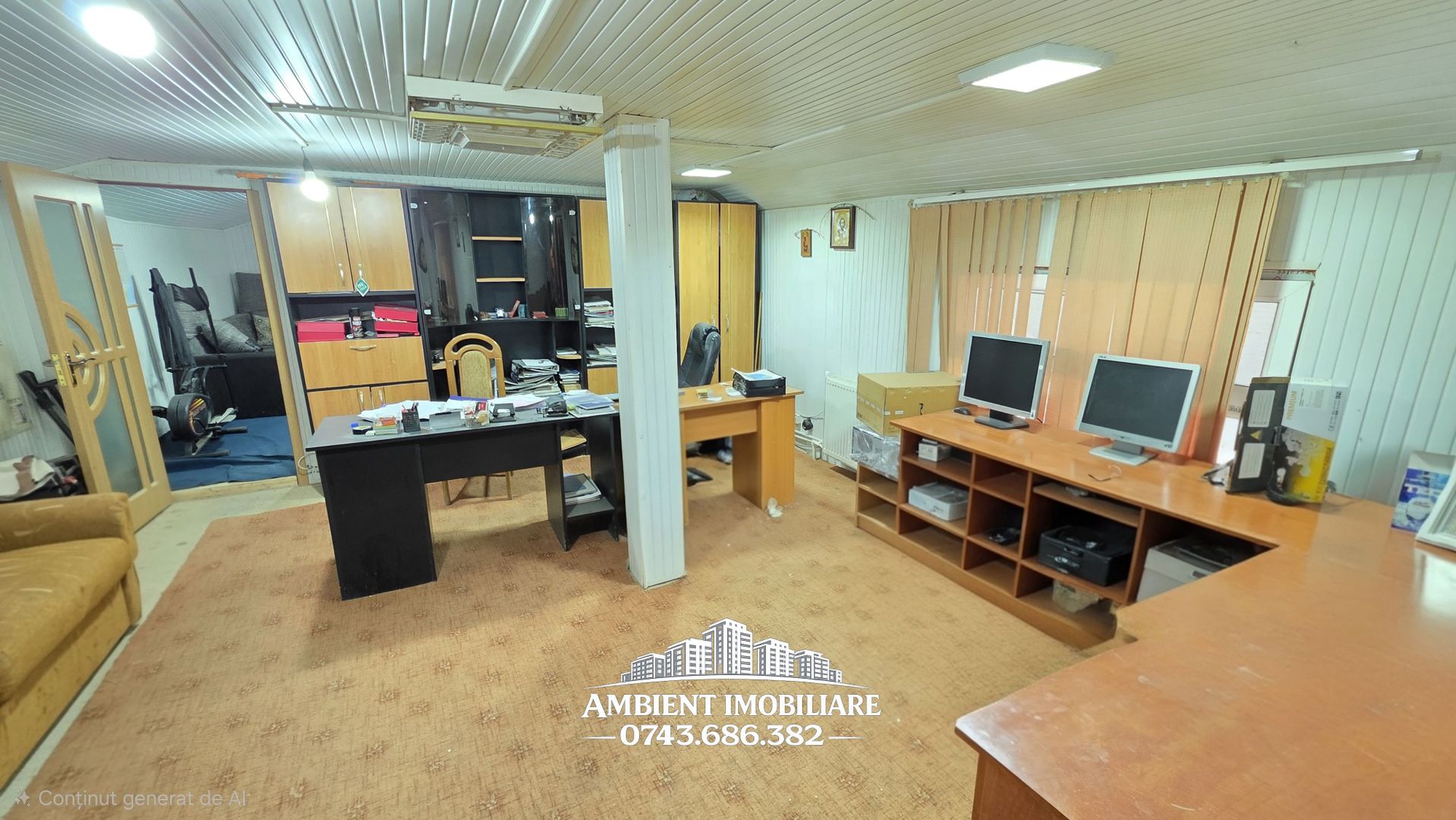 HALĂ PRODUCȚIE - ATELIER cu SC-578 mp, teren 716 mp, VASLUI - Str. Burebista; - Poză 3